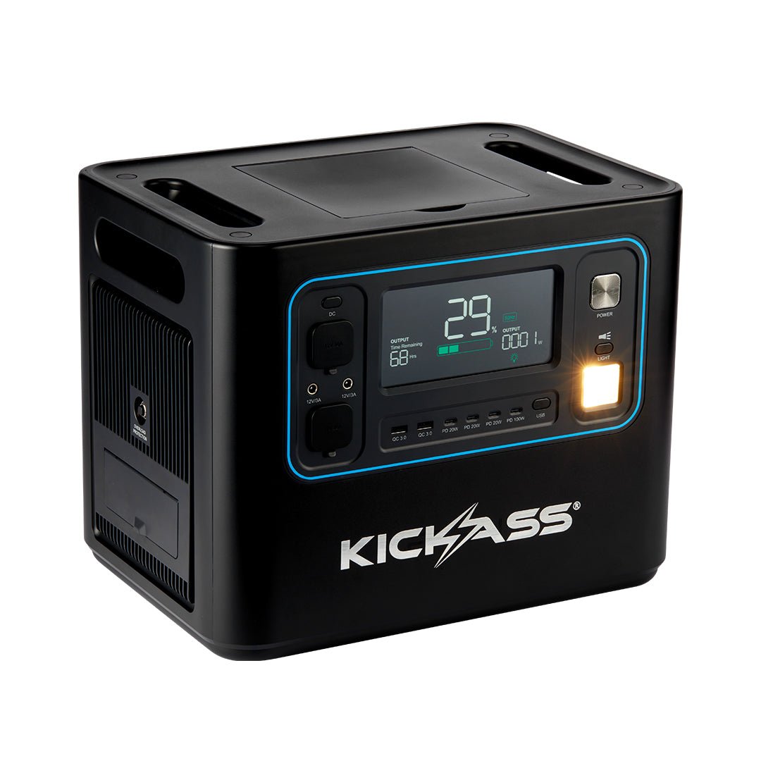 KickAss ProductsKickAss KickCharge 2400 Lithium Power Station – 2400W Inverter 2048WhKAPHUB - 2000