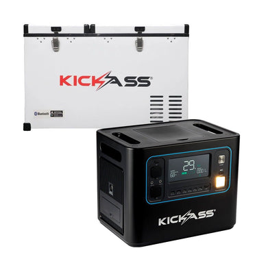 KickAss ProductsKickAss KickCharge 2400 Lithium Power Station & Portable 12V Fridge/Freezer BundleKABUN-PHUB2000-F75DZ