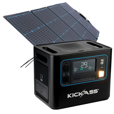 KickAss ProductsKickAss KickCharge 2400 Portable Solar Generator Pro KitKAKITKAPHUB - 2400SOLAR1