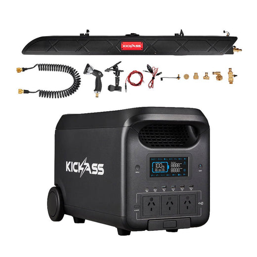 KickAss KickCharge 3000 + AquaBoss Rooftop 26L Bundle