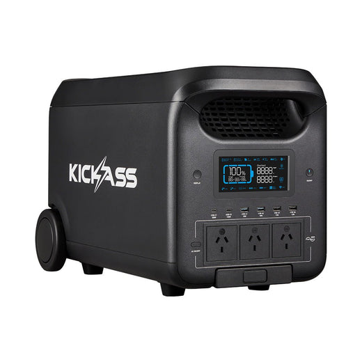 KickAss KickCharge 3000 Lithium Power Station - 3000W,  200Ah @ 12.8V