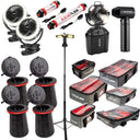 KickAss ProductsKickAss Large Campsite Essentials Bundle with Tripod Camping Light, Misting Fan, Clip Fans, Torches, Pop Up Stools, Jet Blower Fan & Storage BagKACAMPSITEESSLARGE