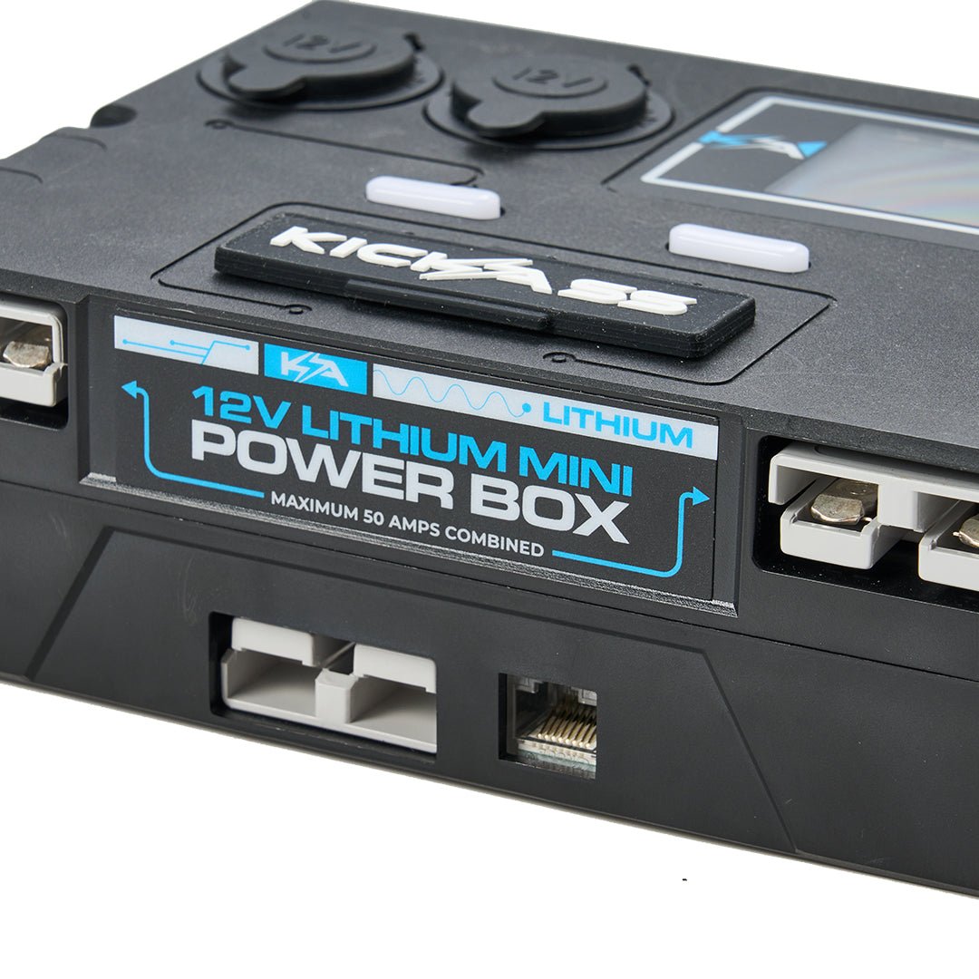 Lithium Control Box The KickAss Lithium 12V Control Box - With LCD Screen | KickAss Products