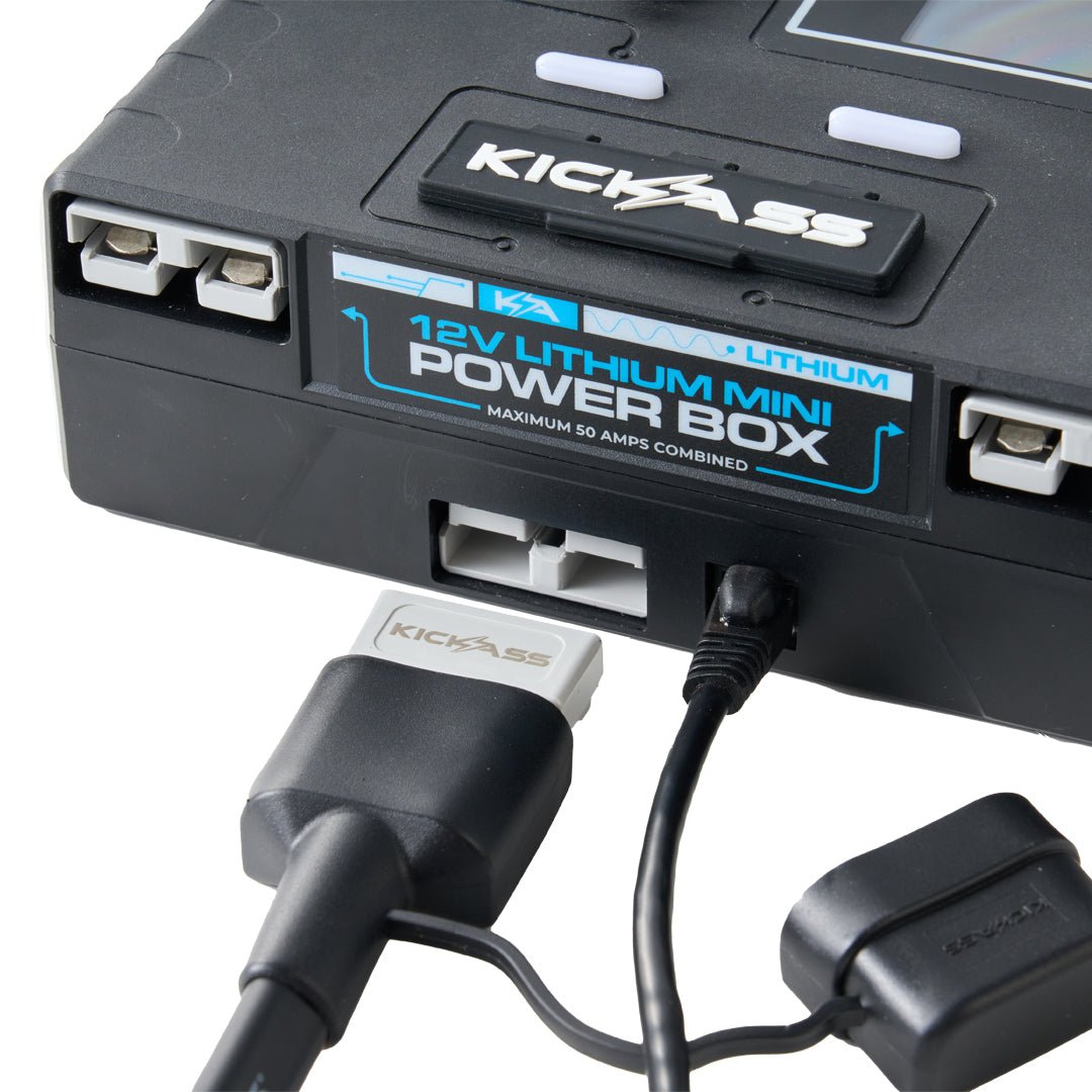 Lithium Control Box The KickAss Lithium 12V Control Box - With LCD Screen | KickAss Products