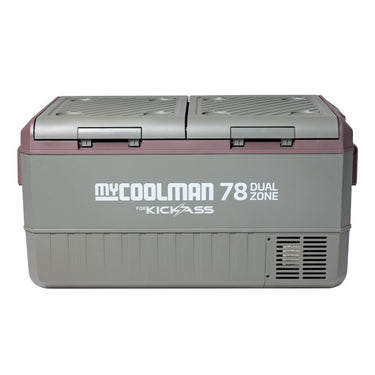 KickAss ProductsKickAss myCOOLMAN Recreational 78L Dual Zone Fridge + Locking Fridge Slide BundleKA-MCMFFREC-78L-DZ-KAFSLIDE-L