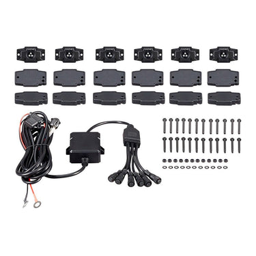 KickAss ProductsKickass Outback RGB Rock Lights - 6 PackKALTROCKRGB-6