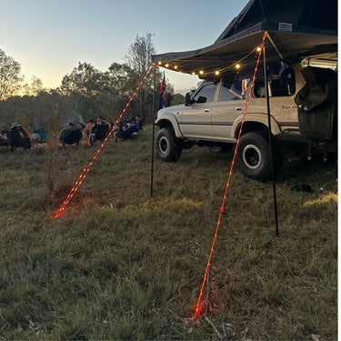 KickAss ProductsKickAss Outdoor Tie - Down Guy Rope LED Lighting KitKAUSB-LED-LIGHT-ROPE