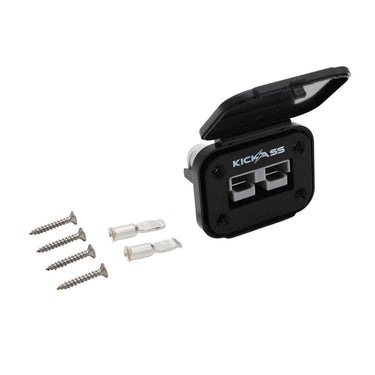 KickAss ProductsKickAss Panel Mount 50A Anderson Style Connector with Dust CoverKAFMPAndDUST