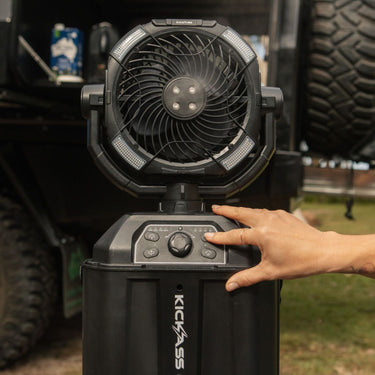 KickAss ProductsKickass Portable 20,000mAh Misting Fan with LED & Power Bank for CampingKA5VMIFAN