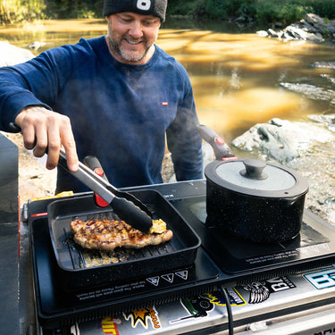 KickAss ProductsKickAss Portable 2300W Dual Zone Induction Cooktop with 11 Power LevelsKAINDCOOK-2300W