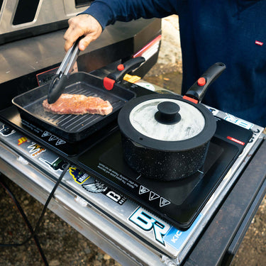 KickAss ProductsKickAss Portable 2300W Dual Zone Induction Cooktop with 11 Power LevelsKAINDCOOK-2300W