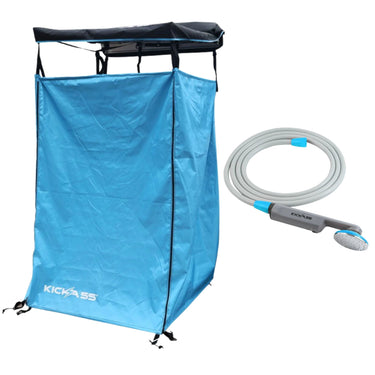 KickAss ProductsKickAss Portable Camping Shower and Shower Tent Bundle - BlueKA - CAMP - SHOWER - BUNDLE - BLUE