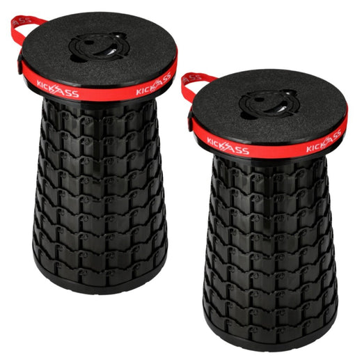 KickAss Portable Outdoor Pop Up Stools Bundle - 2 Stools
