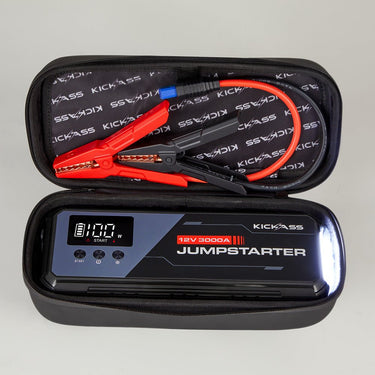 KickAss ProductsKickass Power Boost 3000A Lithium Jump Starter with Power Bank - 5500A PeakKAJUMPSTRTR3000A