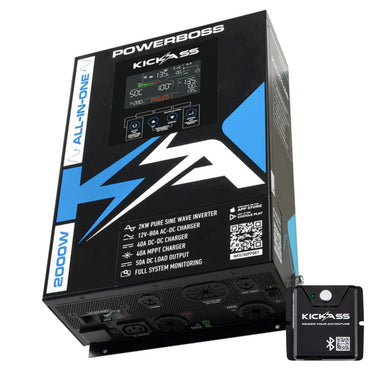KickAss ProductsKickAss PowerBoss 2000W All - in - One Power System with Bluetooth and Plug & Play KitKAPBBTCONN