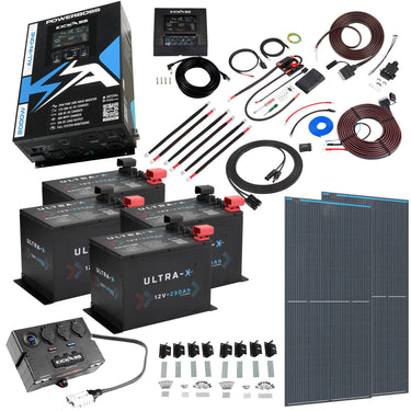 KickAss ProductsKickAss PowerBoss 2000W Premium Off - Grid System with Remote Display, 920Ah Lithium Batteries & Dual 250W Solar Panels – Built for CaravansKAPBCARAVANCOMPPR