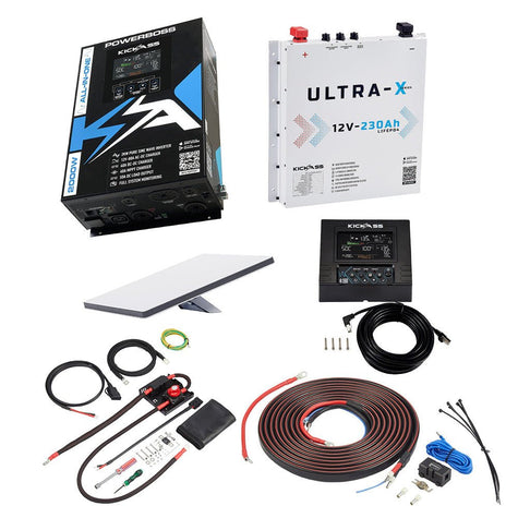 KickAss ProductsKickAss PowerBoss Bundle with 230Ah Lithium Battery, Starlink Mini and PowerBoss Connections KitKA-POWERBOSS-RDU230AHLITSLIMW-STARLINK