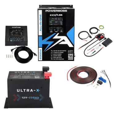 KickAss ProductsKickAss PowerBoss Canopy Base Bundle with 230Ah Lithium Battery & Remote DisplayKAPB-CAN230-RDU