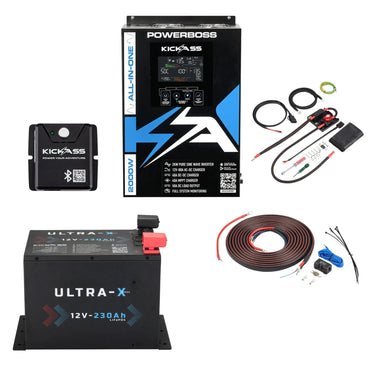 KickAss ProductsKickAss PowerBoss Canopy Base Kit with 230Ah Lithium BatteryKAPBCANOPYCOMPBASE230