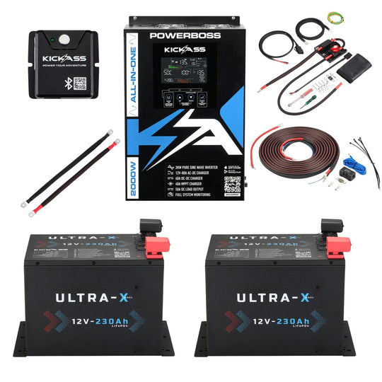 KickAss ProductsKickAss PowerBoss Canopy Base Kit with 460Ah Lithium PowerKAPBCANOPYCOMPBASE460