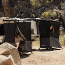 KickAss ProductsKickAss Premium LEFT Fold - Out Shower Tent Awning and Camping Change Room with LED lightingKAEXTSTENT-AWN-L