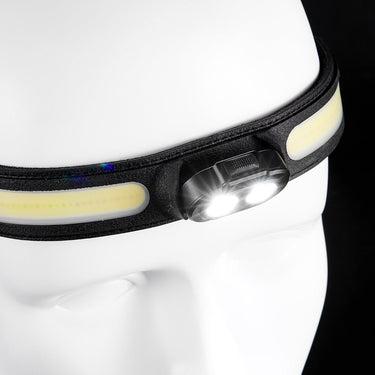 KickAss ProductsKickAss Premium Rechargeable 3 - In - 1 Head Torch with Motion SensorKAHEADTORCH - SBMS
