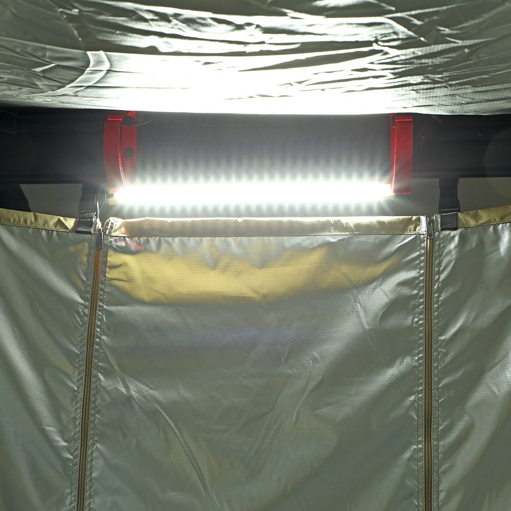 KickAss ProductsKickAss Premium Shower Awning with Swing Arm & Detachable LED Light StripKAEXTSTENT - AWN