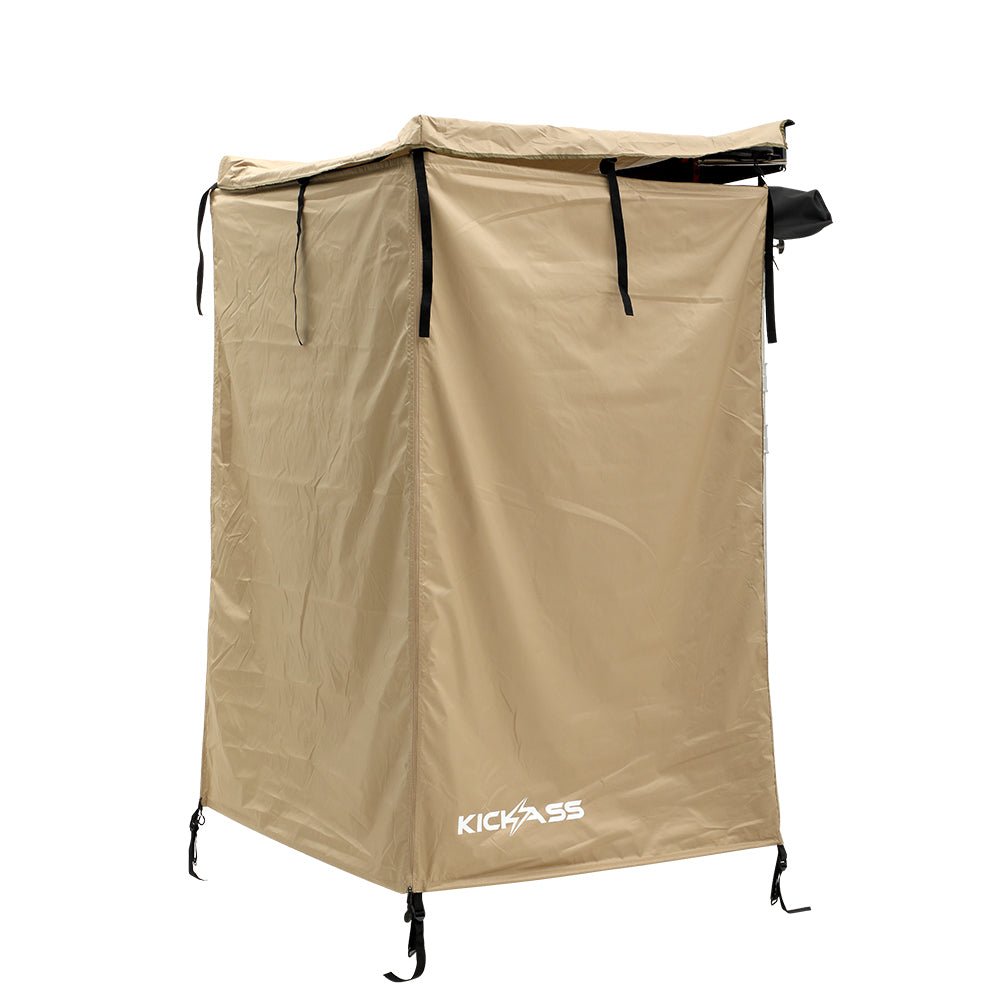 KickAss ProductsKickAss Premium Shower Awning with Swing Arm & Detachable LED Light StripKAEXTSTENT - AWN