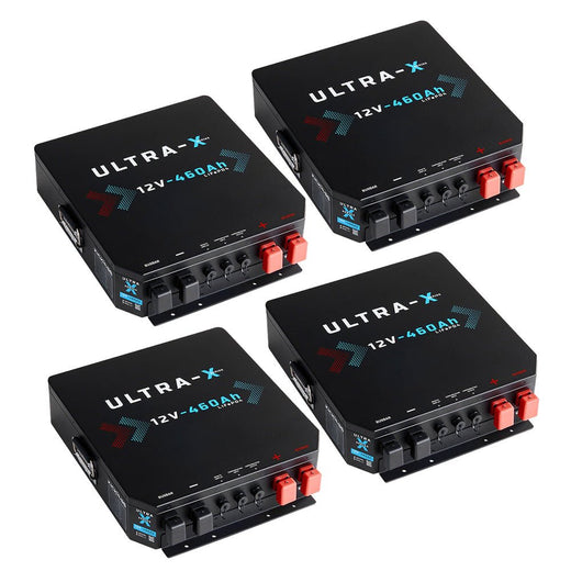 KickAss Quad 12V 460Ah Ultra-X Deep Cycle Lithium Battery Bundle - 1840Ah Total Capacity