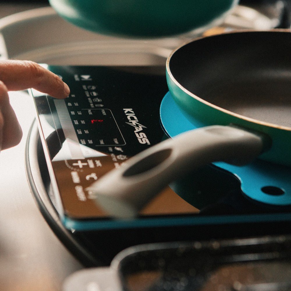 The KickAss QuickFire 2000W Portable Induction Cooktop For Camping ...