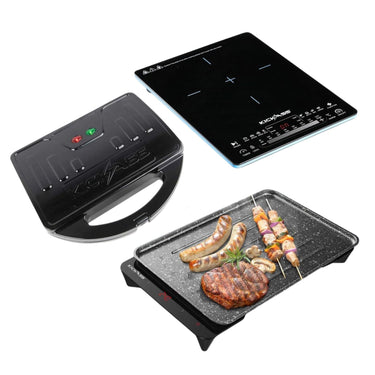 KickAss ProductsKickAss Quickfire 3 - in - 1 Portable Cooking BundleKACOOKSET3IN1