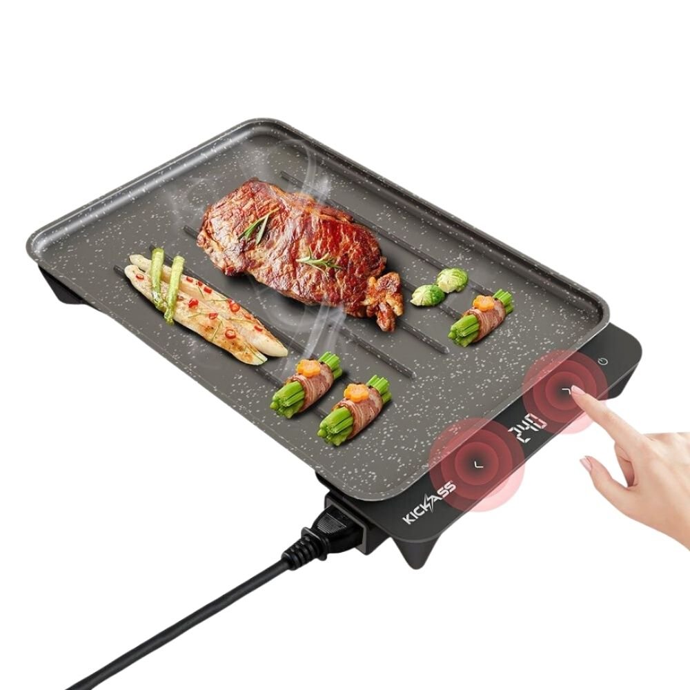 KickAss ProductsKickAss Quickfire Portable 600W Electric BBQ For CampingKA-EBBQ