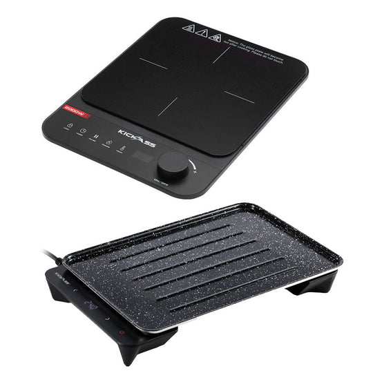 KickAss ProductsKickAss Quickfire Portable 600W Electric BBQ + Portable 2000W Single Zone Induction BundleKA-EBBQ600-INDCOOK2000
