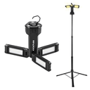 KickAss ProductsKickAss Rechargeable Tripod Camping Light - 4500 Lumens, 1.7mKACAMPLTRI