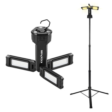KickAss ProductsKickAss Rechargeable Tripod Camping Light - 4500 Lumens, 1.7mKACAMPLTRI