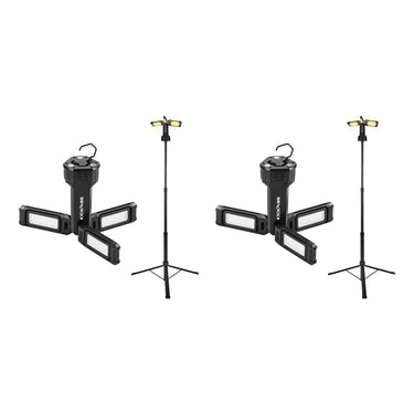 KickAss ProductsKickAss Rechargeable Tripod Camping Light 6000 Lumens Bundle with 4500 Lumens 1.7mKABUN-CAMPLTRI2.2-CAMPLTRI