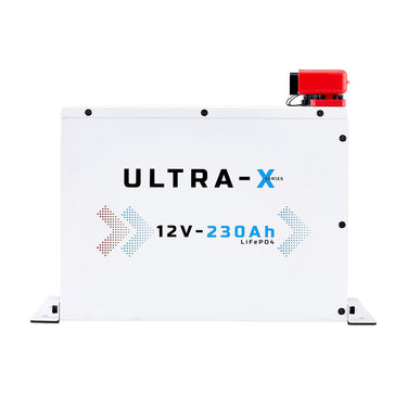 KickAss ProductsKickAss Smart 12V 230Ah Ultra - X Lithium Compact Deep Cycle Battery LiFePO4 - Arctic WhiteKA12230X - LION - W