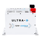 KickAss ProductsKickAss Smart 12V 230Ah Ultra - X Lithium Compact Deep Cycle Battery LiFePO4 - Arctic WhiteKA12230X - LION - W