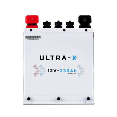KickAss ProductsKickAss Smart 12V 230Ah Ultra - X Lithium Compact Deep Cycle Battery LiFePO4 - Arctic WhiteKA12230X - LION - W