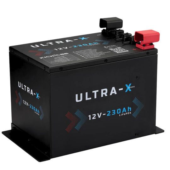 KickAss ProductsKickAss Smart 12V 230Ah Ultra - X Lithium Compact Deep Cycle Battery LiFePO4KA12230X-LION