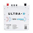 KickAss ProductsKickAss Smart 12V 230Ah Ultra - X Lithium Slimline Deep Cycle Battery LiFePO4 - Arctic WhiteKA12230SLIMX - LION - W