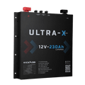 KickAss Smart 12V 230Ah Ultra-X Lithium Slimline Deep Cycle Battery LiFePO4