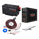 KickAss ProductsKickAss Smart 12V 300Ah Battery Bundle with Canopy System, Starlink & WiringKA-12300UXG2LIT-40ADCDC-WIRING