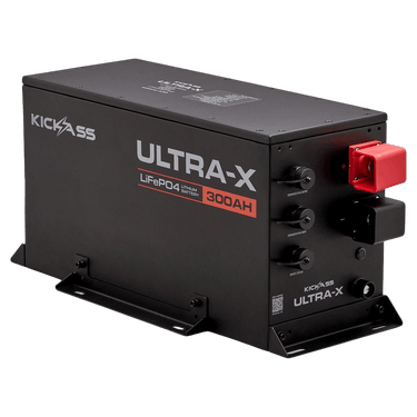 KickAss ProductsKickAss Smart 12V 300Ah Ultra-X Lithium Battery + 32A ACDC Charger BundleKA-12300UXLIT-ACDC32CHG