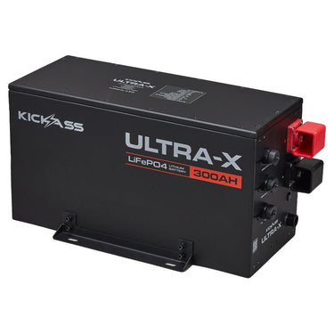 KickAss ProductsKickAss Smart 12V 300Ah Ultra-X Lithium Compact Deep Cycle Battery LiFePO4 - Series 2KA12300UXG2-LION