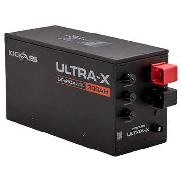 KickAss ProductsKickAss Smart 12V 300Ah Ultra-X Lithium Compact Deep Cycle Battery LiFePO4 - Series 2KA12300UXG2-LION