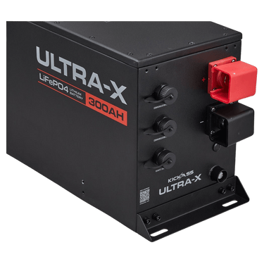 KickAss ProductsKickAss Smart 12V 300Ah Ultra-X Lithium Compact Deep Cycle Battery LiFePO4 - Series 2KA12300UXG2-LION