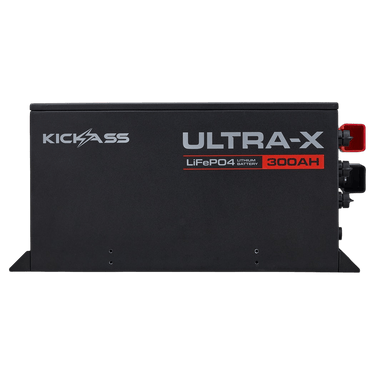 KickAss ProductsKickAss Smart 12V 300Ah Ultra-X Lithium Compact Deep Cycle Battery LiFePO4 - Series 2KA12300UXG2-LION