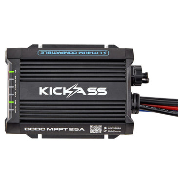 KickAss ProductsKickAss Smart 12V/24V 25A DCDC Charger With Solar MPPT + Integrated Bluetooth + Pre - Wired AndersonKADCDC25ABT - AND