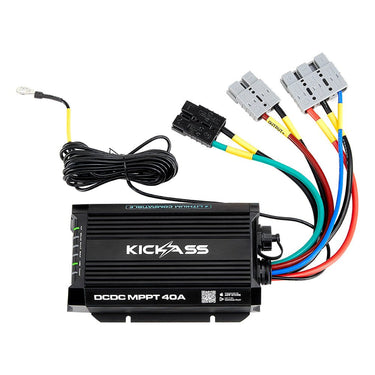 KickAss ProductsKickAss Smart 12V/24V 40A DCDC Charger With Solar MPPT + Integrated Bluetooth + Pre - Wired AndersonKADCDC40ABT - AND